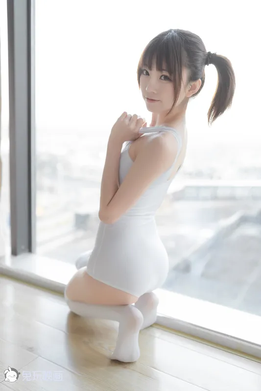 兔玩映画 夏日泳装 Vol.034 单马尾 - 兔玩映画